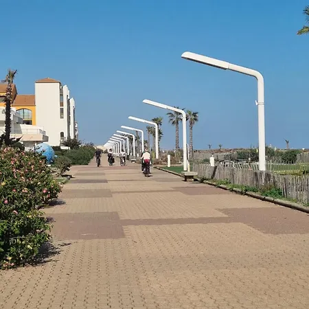 Front De Mer, Appt 6p, Vue Plage, Allee Des Arts شقة Le Barcarès