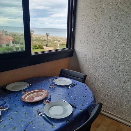 Front De Mer, Clim, Appt 6p, Vue Plage, Allee Des Arts Apartmán Le Barcarès